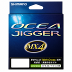 Linha Shimano Ocea Jigger MX4 300M Verde Limão