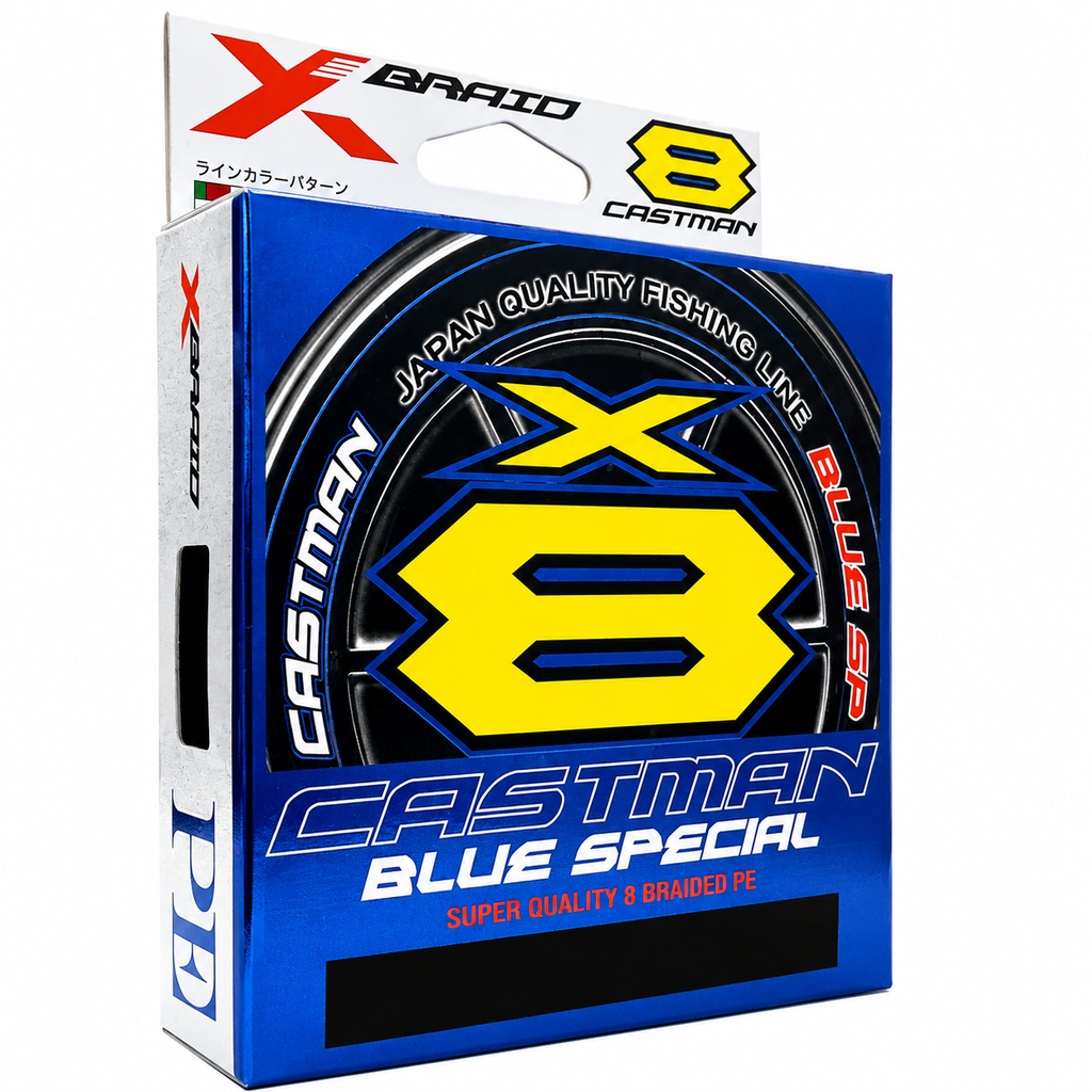 Linha Multifilamento XBraid Castman Blue Special X8 300m