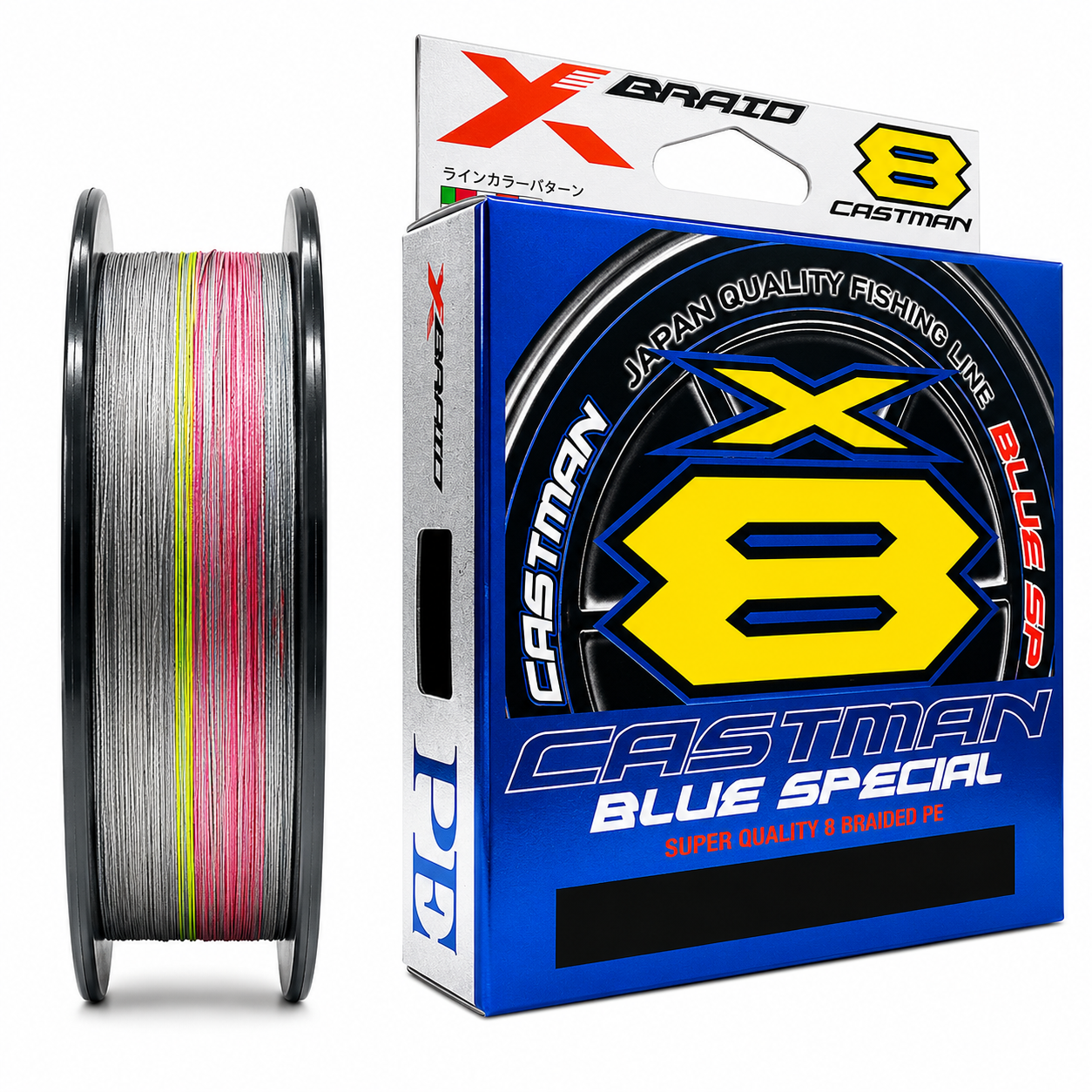 Linha Multifilamento XBraid Castman Blue Special X8 300m