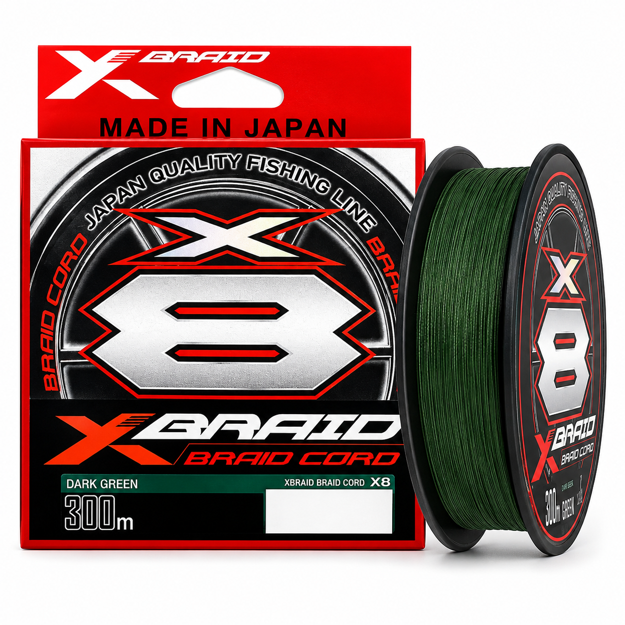 Linha Multifilamento XBraid Cord X8 300m