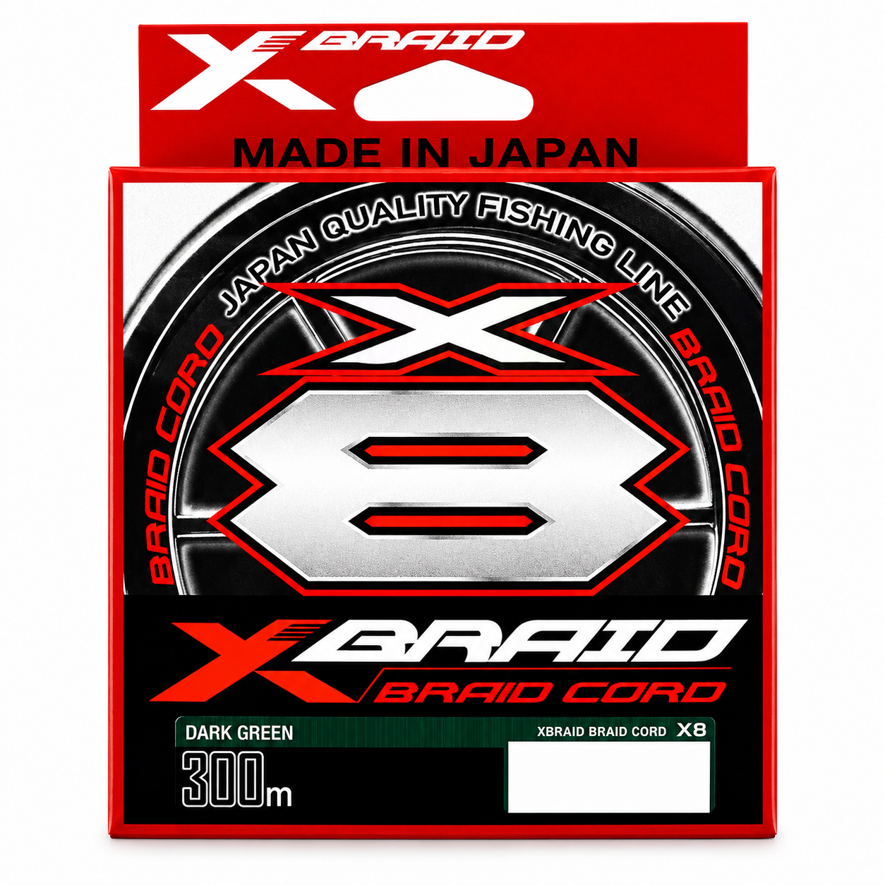 Linha Multifilamento XBraid Cord X8 300m