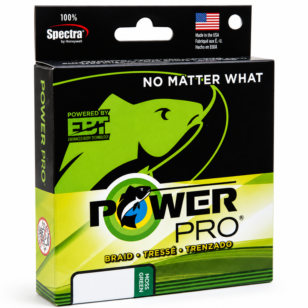 Linha Multifilamento Power Pro 300yds 275m Verde Musgo