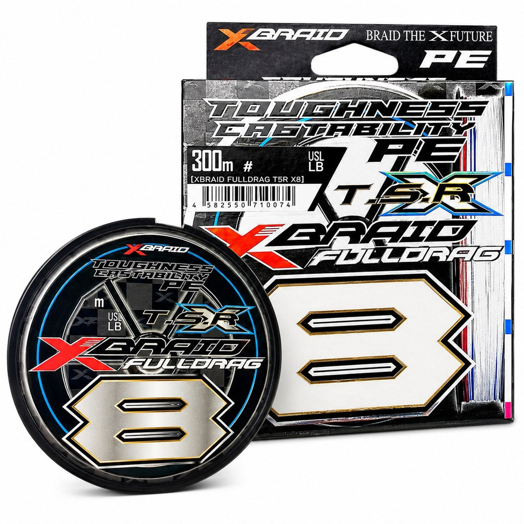 Linha Multifilamento XBraid Fulldrag X8 TSR 300m