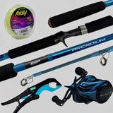 Kit Vara Arcadium + Carretilha Arcadium 15kg + Linha