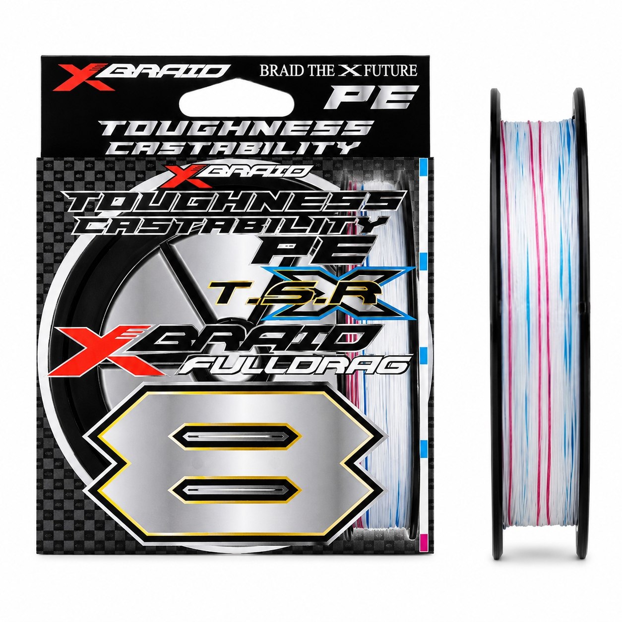 Linha Multifilamento XBraid Fulldrag X8 TSR 300m