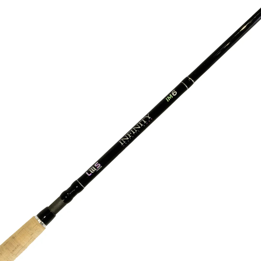 Vara Lumis Infinity Black - Molinete - 2 partes